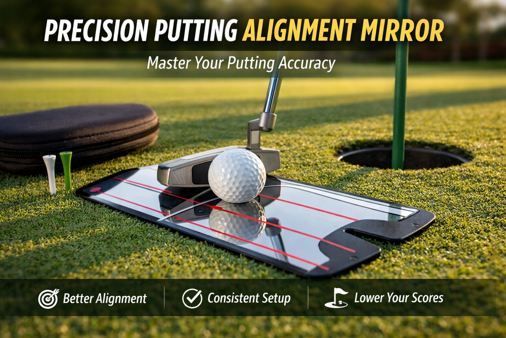 Golf Putting Alignment Mirror | Eye Line & Stroke Trainer