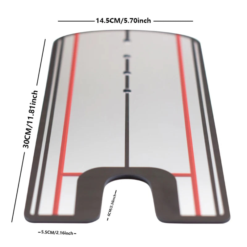 Golf Putting Alignment Mirror | Eye Line & Stroke Trainer