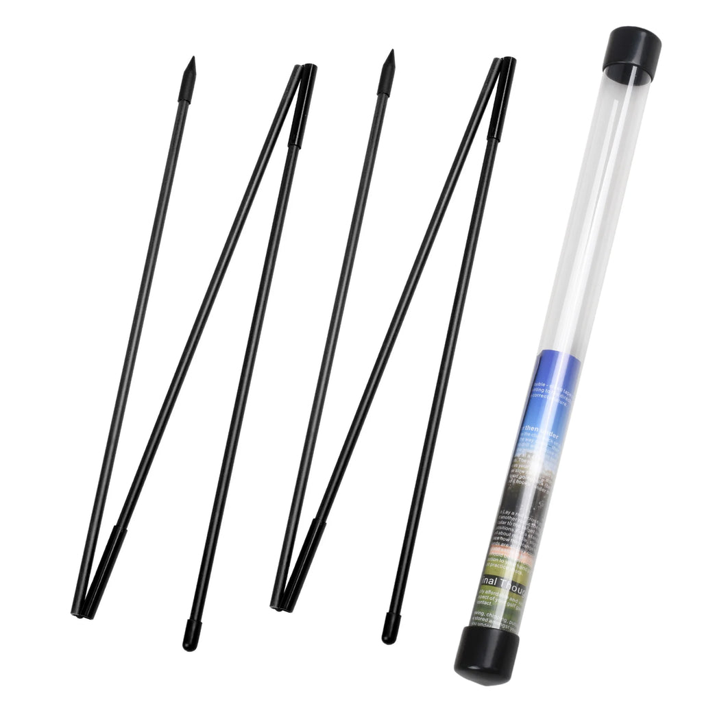 Golf Alignment Sticks | 48" Collapsible Practice Rods — 2 Pack