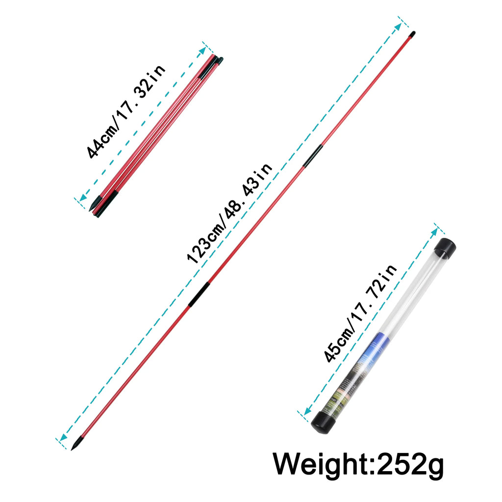 Golf Alignment Sticks | 48" Collapsible Practice Rods — 2 Pack